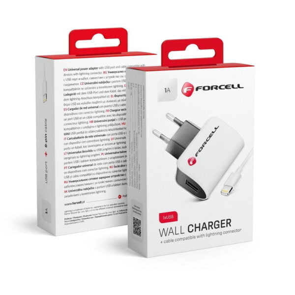 forcell-adapter-1a-usb-kimenettel-lihgting-tolto-kabel