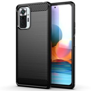 Carbon védőtok – Xiaomi Redmi Note 10 5G fekete